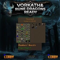 Rune Dragons/Vorkath Ready Main | B-Gloves DS2 QUESTED | VOID Salve (ei) 1285 total | 75 Def 60 Atk 61 Str 76 Rng 76 mge 72 HP 74 Pray | 329xke 1